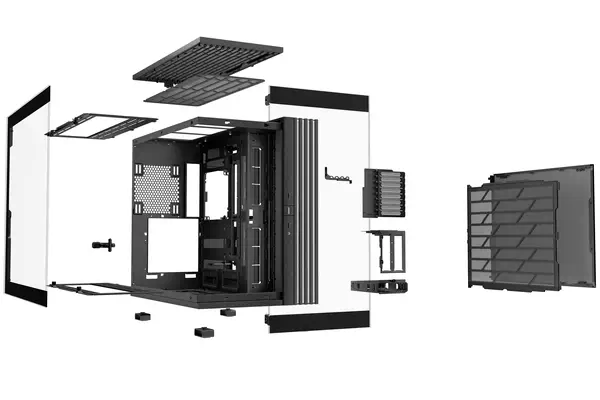 Light Base 900 DX Noir | Boîtier PC ARGB vitré, Mini ITX / Micro ATX / ATX / E-ATX / XL-ATX - be quiet! - Boitier - visuel 5