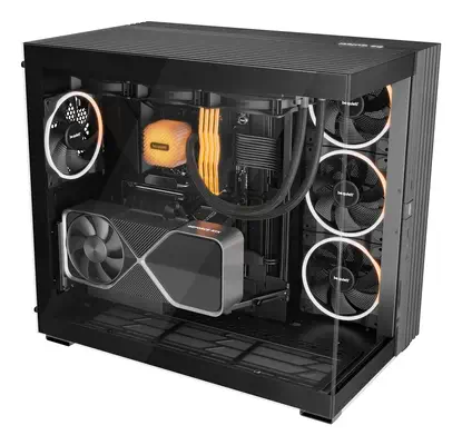 Light Base 900 DX Noir | Boîtier PC ARGB vitré, Mini ITX / Micro ATX / ATX / E-ATX / XL-ATX - be quiet! - Boitier - visuel 3