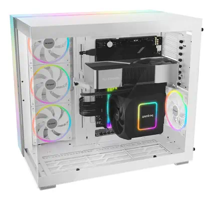 Light Base 900 DX Blanc | Boîtier PC ARGB vitré, Mini ITX / Micro ATX / ATX / E-ATX / XL-ATX - be quiet! - Boitier - visuel 4