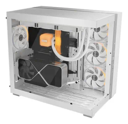 Light Base 900 FX Blanc | Boîtier PC ARGB vitré, Mini ITX / Micro ATX / ATX / E-ATX / XL-ATX, 4 vent - be quiet! - Boitier - visuel 3