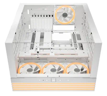 Light Base 900 FX Blanc | Boîtier PC ARGB vitré, Mini ITX / Micro ATX / ATX / E-ATX / XL-ATX, 4 vent - be quiet! - Boitier - visuel 7