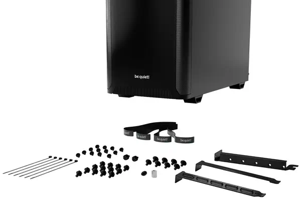 Pure Base 501 Noir | Boîtier PC , Mini ATX / Micro ATX / ATX, 2 ventilateurs Pure Wings 3 140 mm PWM - be quiet! - Boitier - visuel 7