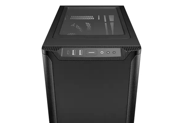 Pure Base 501 Noir | Boîtier PC , Mini ATX / Micro ATX / ATX, 2 ventilateurs Pure Wings 3 140 mm PWM - be quiet! - Boitier - visuel 6