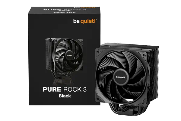PURE ROCK 3 Black | Ventirad mono tour, socket Intel et AMD - be quiet! - Refroidissement PC - visuel 5