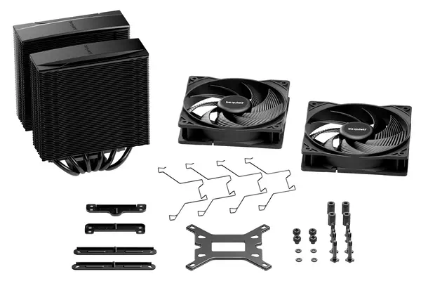 PURE ROCK PRO 3 Black| Ventirad double tour, socket Intel et AMD, finition noire - be quiet! - Refroidissement PC - visuel 6