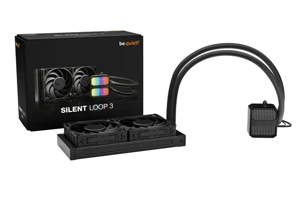 Silent Loop 3 240 mm | Système de refroidissement liquide tout-en-un, 240 mm, noir, socket Intel et  - be quiet! - Refroidissement PC - visuel 6