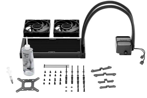 Silent Loop 3 240 mm | Système de refroidissement liquide tout-en-un, 240 mm, noir, socket Intel et  - be quiet! - Refroidissement PC - visuel 7