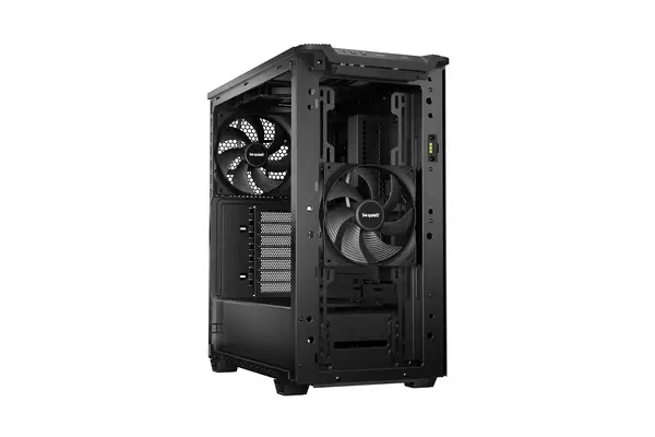 Pure Base 501 Noir | Boîtier PC vitré, Mini ATX / Micro ATX / ATX, 3 ventilateurs Pure Wings 3 140 m - be quiet! - Boitier - visuel 2