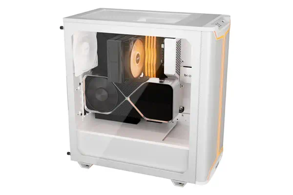 Pure Base 501 Blanc | Boîtier PC vitré, Mini ATX / Micro ATX / ATX, 3 ventilateurs Pure Wings 3 140  - be quiet! - Boitier - visuel 4