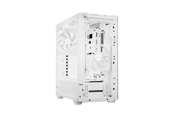 Pure Base 501 Blanc | Boîtier PC vitré, Mini ATX / Micro ATX / ATX, 3 ventilateurs Pure Wings 3 140  - be quiet! - Boitier - visuel 2