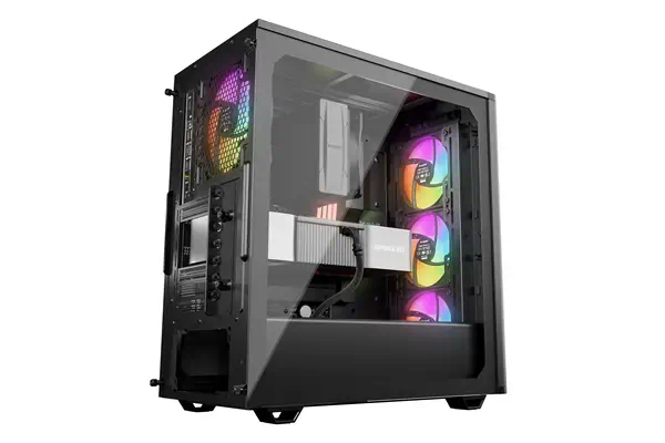 Pure Base 501 Noir | Boîtier PC vitré, Mini ATX / Micro ATX / ATX, 4 ventilateurs Light Wings LX PWM - be quiet! - Boitier - visuel 6