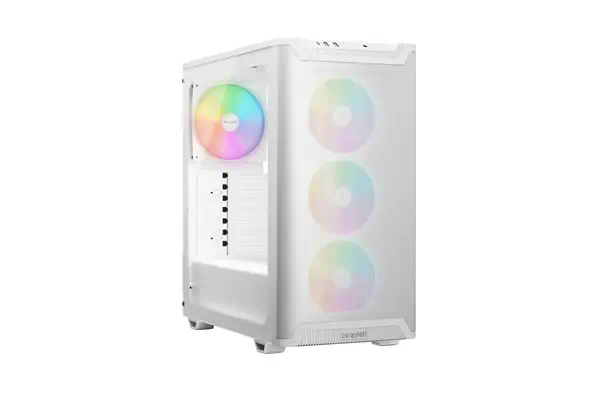 Pure Base 501 Blanc | Boîtier PC vitré, Mini ATX / Micro ATX / ATX, 4 ventilateurs Light Wings LX PW - be quiet! - Boitier - visuel 1