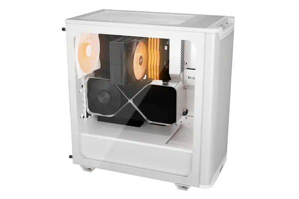 Pure Base 501 Blanc | Boîtier PC vitré, Mini ATX / Micro ATX / ATX, 4 ventilateurs Light Wings LX PW - be quiet! - Boitier - visuel 4