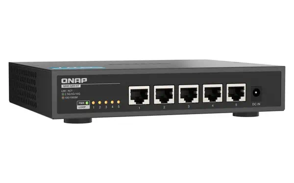 QNAP QSW-3205-5T commutateur réseau Non-géré 10G Ethernet (100/1000/10000) Bureau Noir - Switchs et Hubs - visuel 5