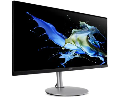 Acer CB342CU écran plat de PC 86,4 cm (34") 3440 x 1440 pixels UltraWide Quad HD LCD Noir, Argent - Ecran Ordinateur - visuel 2