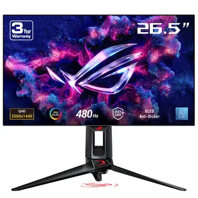 ASUS ROG Swift OLED PG27AQDP écran plat de PC 67,3 cm (26.5") 2560 x 1440 pixels Quad HD Noir - Asus - Ecran Ordinateur - visuel 1