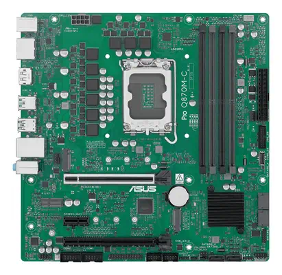 ASUS PRO Q870M-C-CSM Intel Q870 LGA 1851 (Socket Asus - visuel 1 - hello RSE - Options de connectivité robustes