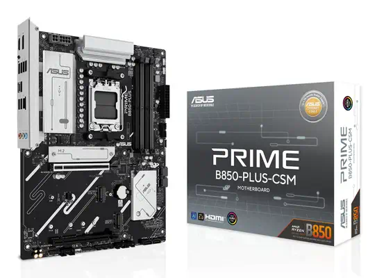ASUS PRIME B850-PLUS-CSM AMD B850 Emplacement AM5 ATX - Asus - Carte mère - visuel 1