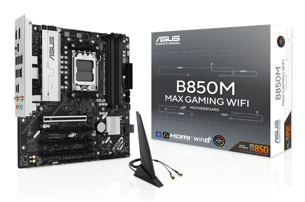 B850M MAX GAMING WIFI - Asus - Carte mère - visuel 1