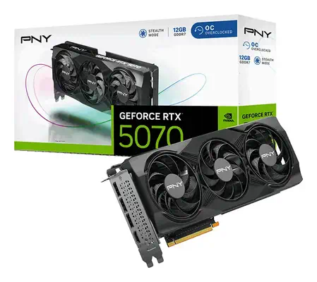 PNY GeForce RTX 5070 OC NVIDIA 12 Go GDDR7 - Carte graphique - visuel 9