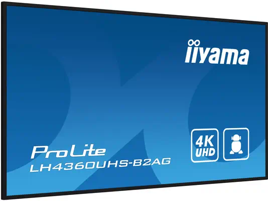 iiyama LH4360UHS-B2AG Écran d'affichage dynamique Carte A numérique 108 cm (42.5") LED Wifi 500 cd/m - Affichage dynamique - visuel 5