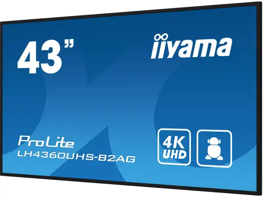iiyama LH4360UHS-B2AG Écran d'affichage dynamique Carte A numérique 108 cm (42.5") LED Wifi 500 cd/m - Affichage dynamique - visuel 6