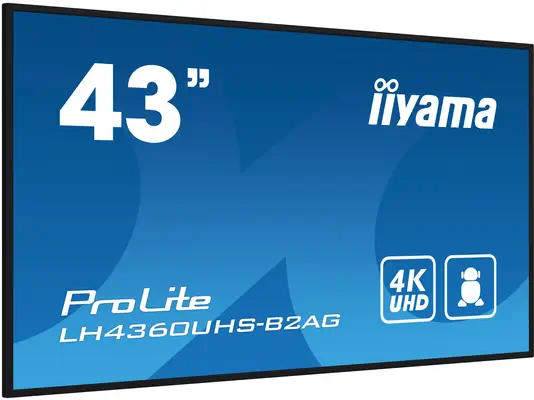 iiyama LH4360UHS-B2AG Écran d'affichage dynamique Carte A numérique 108 cm (42.5") LED Wifi 500 cd/m - Affichage dynamique - visuel 3