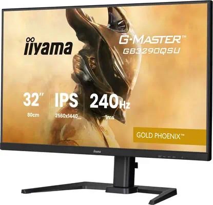 iiyama G-MASTER GB3290QSU-B1 écran plat de PC 80 cm (31.5") 2560 x 1440 pixels 2K Ultra HD LED Noir - Ecran Ordinateur - visuel 9