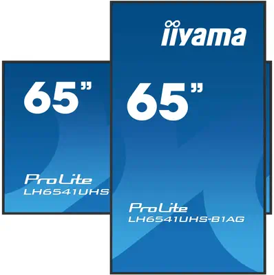 iiyama LH6541UHS-B1AG Écran d'affichage dynamique 163,8 cm (64.5") LCD 500 cd/m² 4K Ultra HD Noir 24 - Affichage dynamique - visuel 4