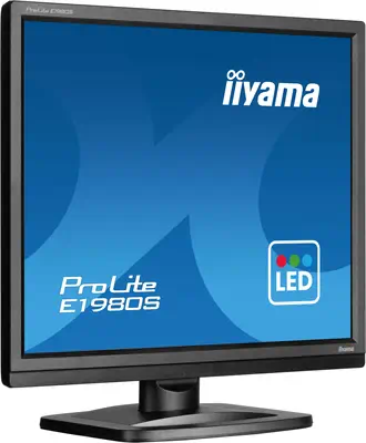iiyama ProLite E1980S-B1 écran plat de PC 48,3 cm (19") 1280 x 1024 pixels VGA LED Noir - Ecran Ordinateur - visuel 3