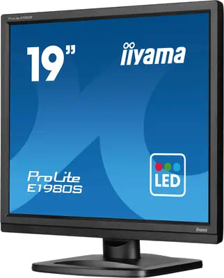 iiyama ProLite E1980S-B1 écran plat de PC 48,3 cm (19") 1280 x 1024 pixels VGA LED Noir - Ecran Ordinateur - visuel 4