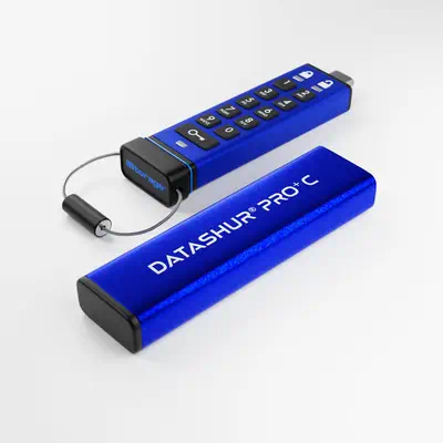 datAshur PRO+C 32GB | Secure USB Type-C Memory Stick | FIPS 140-3 Level 3 pending | PIN protected |  - iStorage - Clé USB - visuel 2
