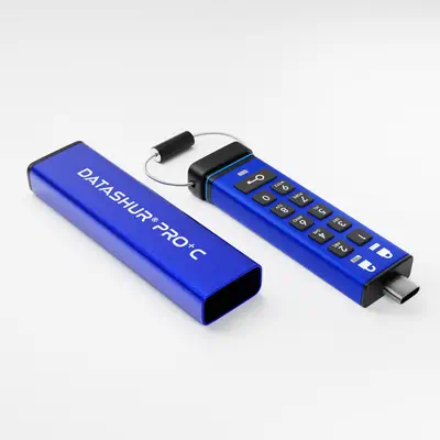 datAshur PRO+C 32GB | Secure USB Type-C Memory Stick | FIPS 140-3 Level 3 pending | PIN protected |  - iStorage - Clé USB - visuel 4