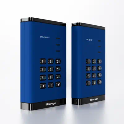 iStorage diskAshur3 HDD 256-bit 2TB - Blue - Disque dur SSD - visuel 2