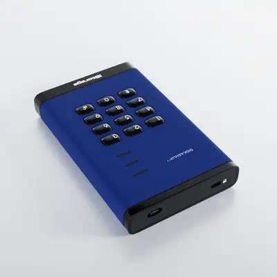 iStorage diskAshur3 HDD 256-bit 2TB - Blue - Disque dur SSD - visuel 4