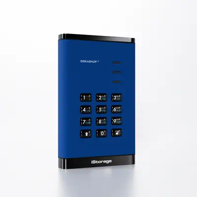 iStorage diskAshur3 HDD 256-bit 2TB - Blue - Disque dur SSD - visuel 1