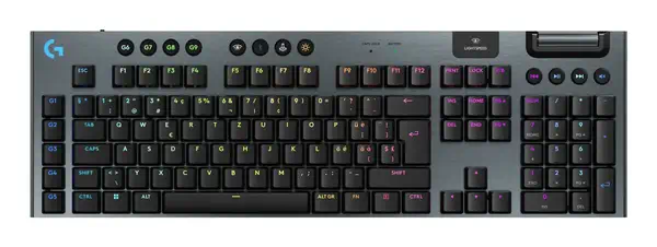 Logitech G G915 X Lightspeed clavier Gaming USB + RF Wireless + Bluetooth QWERTZ Suisse Noir - Clavier - visuel 1