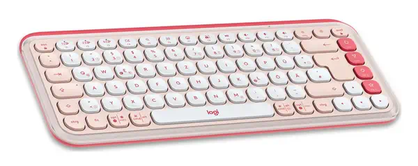 Logitech 920-013108 clavier Souris incluse Universel Bluetooth QWERTZ Allemand Rose - visuel 3