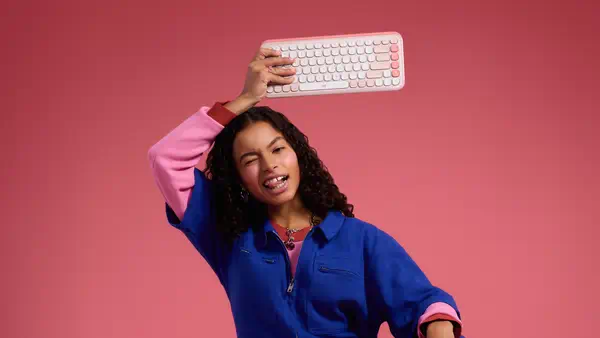 Logitech 920-013108 clavier Souris incluse Universel Bluetooth QWERTZ Allemand Rose - visuel 9