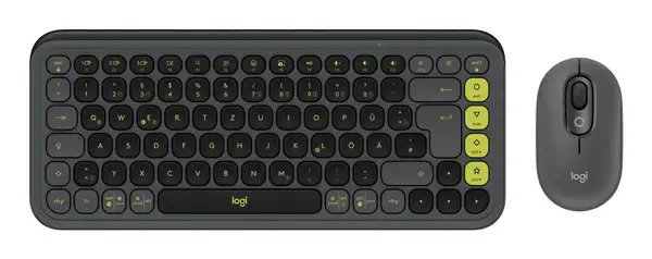 Logitech 920-013106 clavier Souris incluse Universel Bluetooth QWERTZ Allemand Graphite - visuel 1