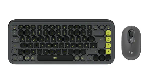 Logitech 920-013106 clavier Souris incluse Universel Bluetooth QWERTZ Allemand Graphite - visuel 1