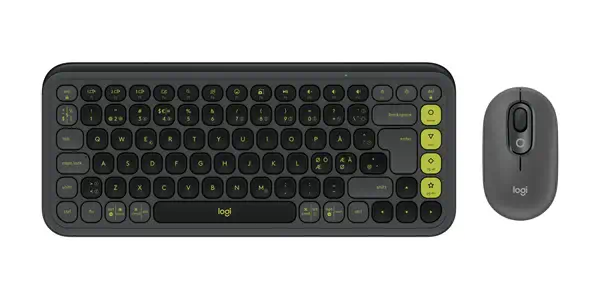 Logitech 920-013266 clavier Souris incluse Universel Bluetooth QZERTY Nordique Graphite - visuel 2