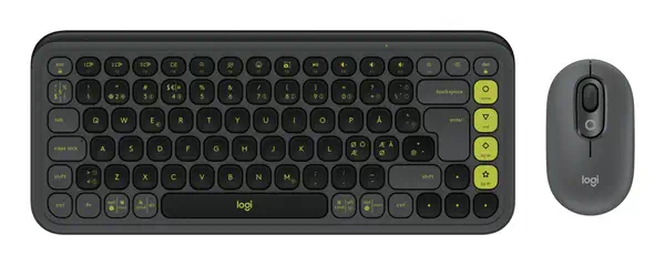 Logitech 920-013266 clavier Souris incluse Universel Bluetooth QZERTY Nordique Graphite - visuel 1
