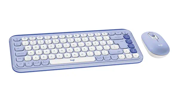 Logitech 920-013078 clavier Souris incluse Universel Bluetooth QWERTY Turc Lilas, Blanc - visuel 4