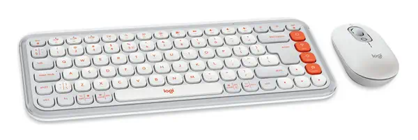 Logitech 920-013141 clavier Souris incluse Universel Bluetooth QWERTY US International Blanc - visuel 2