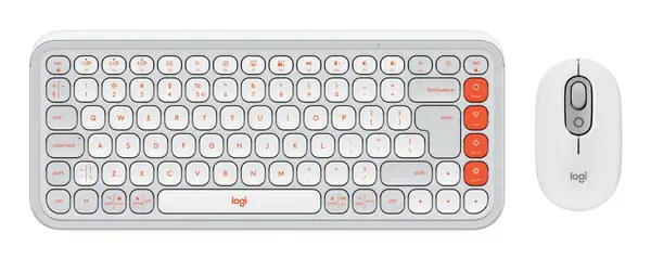 Logitech 920-013141 clavier Souris incluse Universel Bluetooth QWERTY US International Blanc - visuel 1