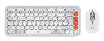 Logitech 920-013141 clavier Souris incluse Universel Bluetooth QWERTY US International Blanc livraison gratuite