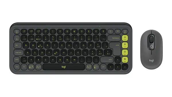 Logitech 920-013275 clavier Souris incluse Universel Bluetooth QWERTZ Suisse Graphite - visuel 1