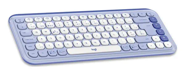 Logitech 920-013277 clavier Souris incluse Universel Bluetooth QWERTZ Suisse Lilas, Blanc - visuel 3