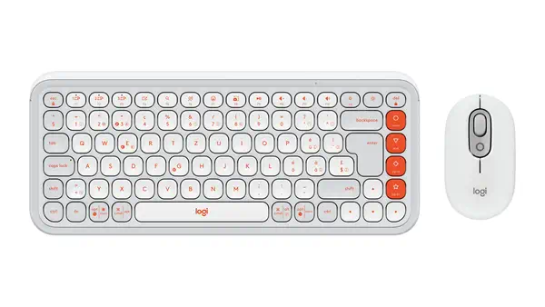 Logitech 920-013276 clavier Souris incluse Universel Bluetooth QWERTZ Suisse Blanc - visuel 1